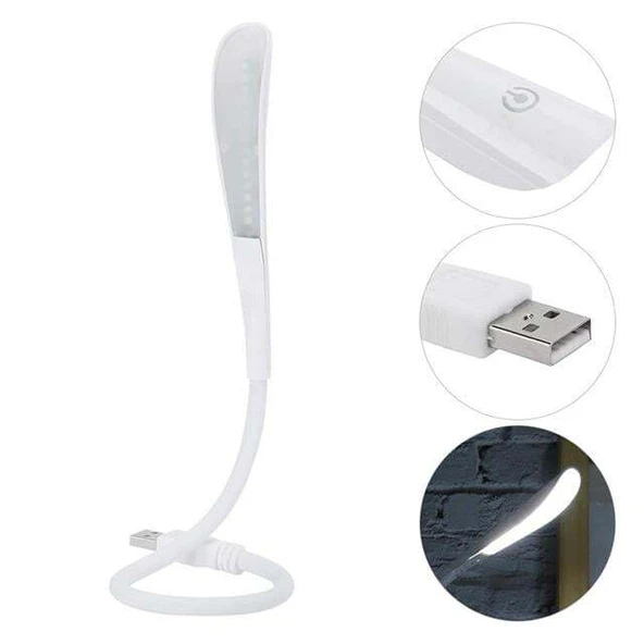 PowerMaster PM-24560 14 Ledli Beyaz Esnek Usb Led Lamba 3 Kademeli ürün görseli 1