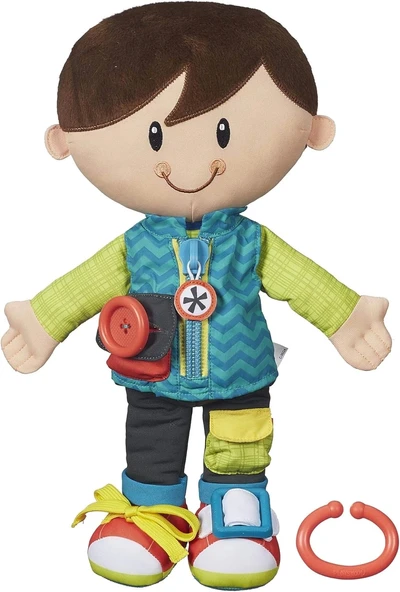 Playskool Klasik Giydirme Eğlenceli Arkadaşlar, Etkinlik Peluş Bebek 2 Yaş ve Üstü Çocuklar İçin ürün görseli 1