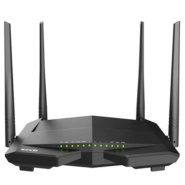 Tenda V12 AC1200 Dual Band 4X Gigabit Port 1200 Mbps Vdsl Modem ürün görseli 1