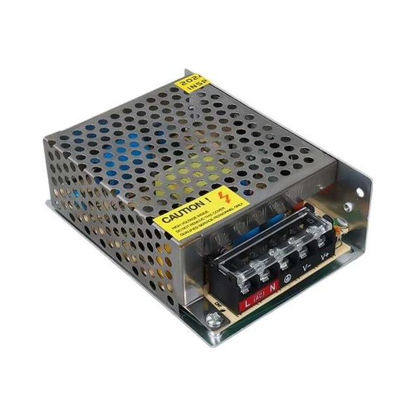 Powermaster PM-14066 12 Volt - 5 Amper Metal Kasa Adaptör ürün görseli 1