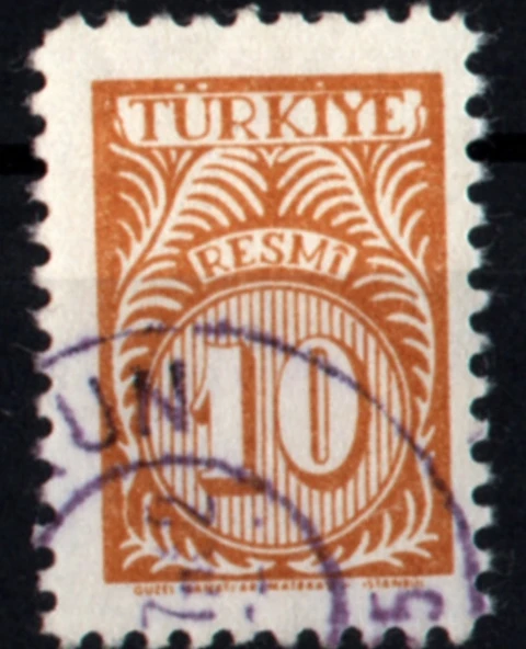 EABİ-1957 Resmi Pul 10 Kuruş (tp0284) ürün görseli 1
