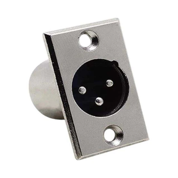 Elektromer Canon XLR 3 Pin Erkek Şase Konnektör ürün görseli 1