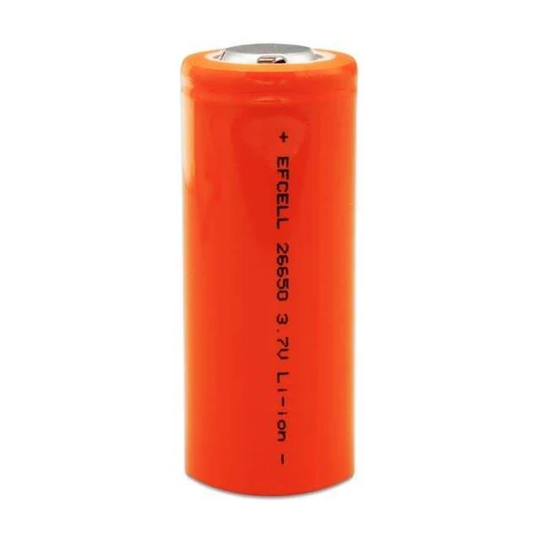 Efcell 3.7 Volt 4500 mAh ICR 26650 Şarj Edilebilir Pil ürün görseli 1