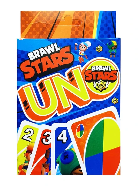 Resimli Uno Brawl Stars Oyun Kartı Turuncu ürün görseli 1