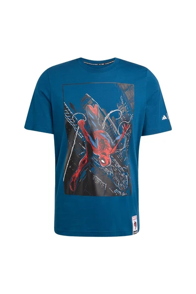 adidas Erkek  Mavi  T-shirt M T-S JL5557 ürün görseli 1