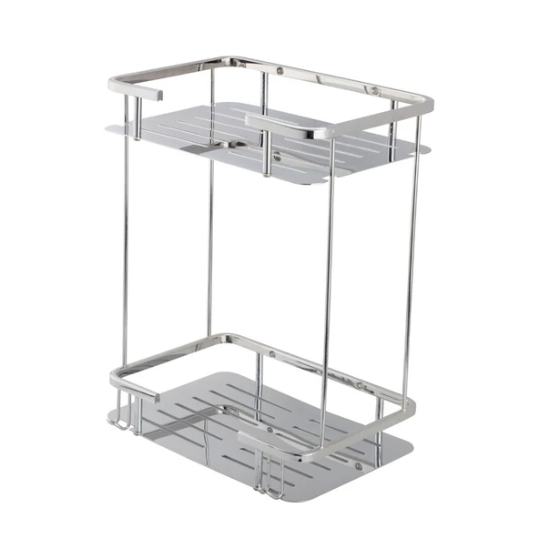 Line Bathroom Duş Malzemelik Şampuanlık İkili 15353 180X180 Krom ürün görseli 1