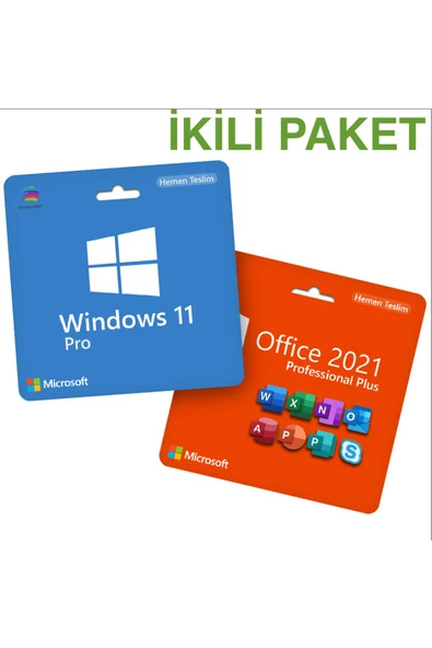 MICROSOFT  Windows 11 Pro Office 2021 Pro Plus (dijital Teslimat ) Keysofti ürün görseli 1