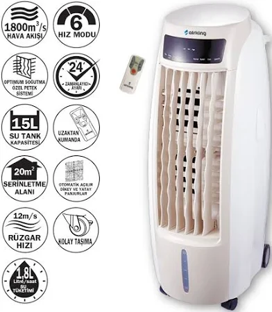 Air King 1315 a Clımax hava soğutucu 130w 15L ürün görseli 1