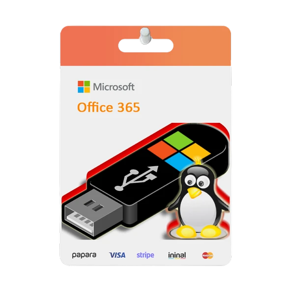 MICROSOFT Office 365 Kurulum Dosyası + 16GB USB + Hesap Paketi Keysofti ürün görseli 1