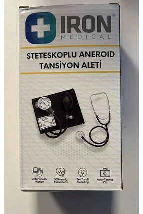 CIRTLI TANSİYON ALETİ Yok Adaptörlü Kol  - Medikaltec Manuel İron Klasi̇k Cirtli Tansi̇yon Aleti̇ Yok Adaptörlü Kol ürün görseli 1
