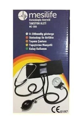 Manuel Tansiyon Aleti sayesinde kullanıc - Medikaltec Steteskoplu Aneroid Manuel Tansiyon Aleti ürün görseli 1