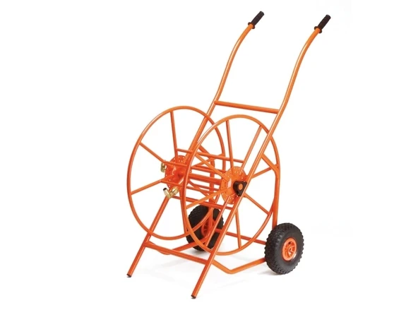 AGRATİ 415 PROFESYONEL HORTUM MAKARASI METAL TEKERLİ (100mt-1") ürün görseli 1