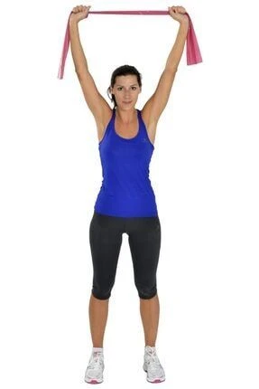 Medikaltec Pilates Yoga EgzersizBandı Th - Medikaltec Pilates Yoga EgzersizBandı Theraband Kırmızı Renk 1 mt ürün görseli 1