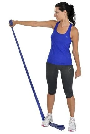 Medikaltec PİLATES & YOGAEGZERSİZ BANDI  - Medikaltec PİLATES & YOGAEGZERSİZ BANDI , THERABAND MAVİ RENK(GÜÇLÜ) 1 MT ürün görseli 1