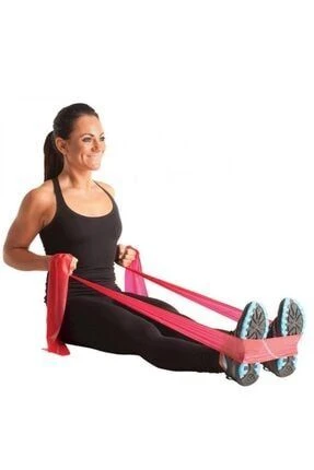 Medikaltec Pilates YogaEgzersiz Bandı Th - Medikaltec Pilates YogaEgzersiz Bandı Theraband Kırmızı Renk Hafif .5 Mt ürün görseli 1