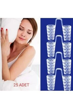 Medikaltec 25 Adet Horlamaönlemeye Yardı - Medikaltec Adet Horlamaönlemeye Yardımcı Burun Aparatı ürün görseli 1