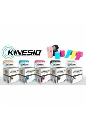 Medikaltec Gold Kinesio Ağrı Sporcu Band - Medikaltec Gold Kinesio Ağrı Sporcu Bandı Bandajı Siyah Black Bant By ***Orijinal Tex ürün görseli 1