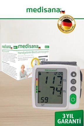 Medikaltec Dijital Geniş Ekranlı Aritmi  - Medikaltec Dijital Geniş Ekranlı Aritmi Özellikli Saklama Kutulu Bilekten Ölçer Tansiyon AletiAlman Tasarım ürün görseli 1