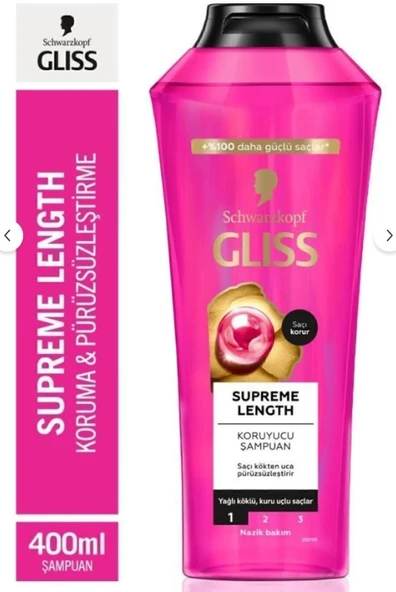 Gliss Şampuan 400 Ml Supreme Length ürün görseli 1