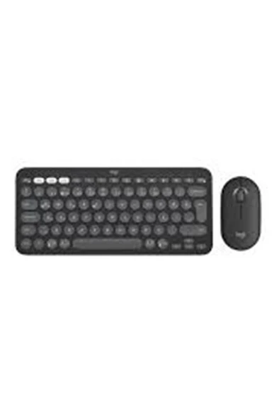 Logitech 920-012245 Grafit Pebble 2 Combo Çoklu Sessiz Kablosuz Türkçe Q Klavye Mouse Seti ürün görseli 1
