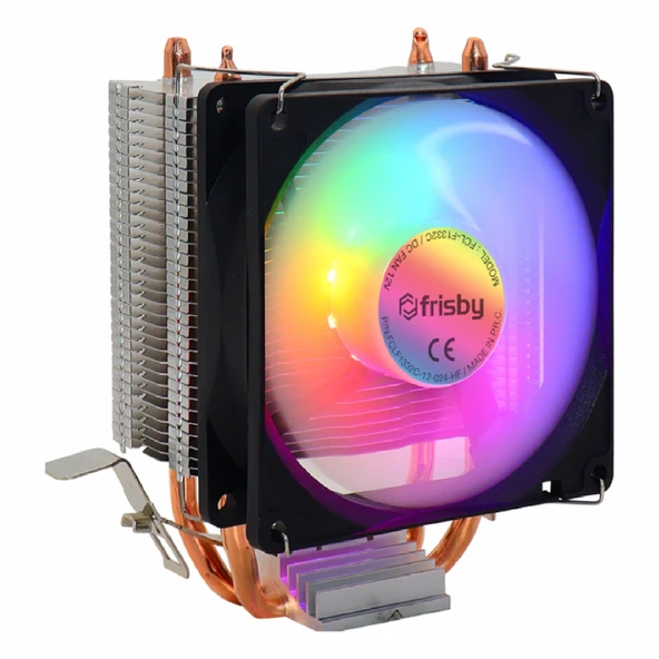 Frisby FCL-F1332C LED AM5/1700P Siyah İşlemci Hava Soğutucu ürün görseli 1