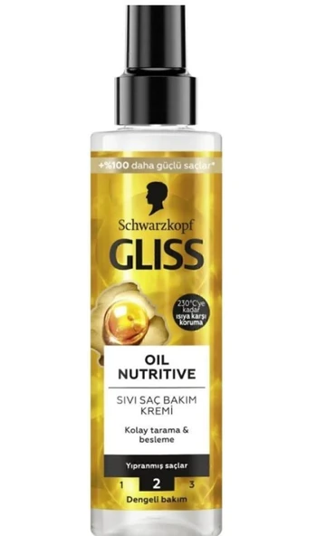 Gliss Sıvı Saç Kremi 200 Ml Oil Nutritive ürün görseli 1