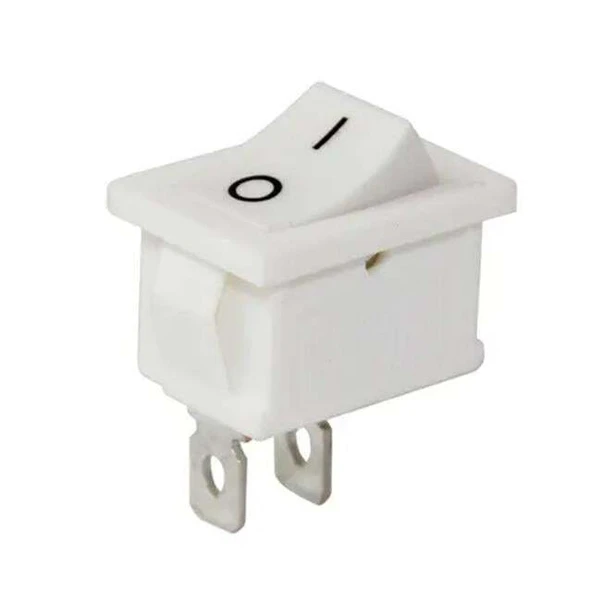 Powermaster IC-125B-1 Mini Beyaz Işıksız ON-OFF Anahtar ürün görseli 1