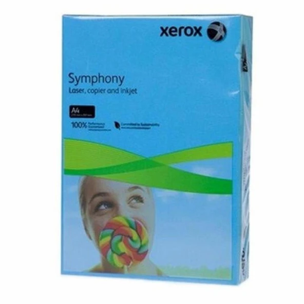 Xerox 3R93959 A4 Symphony Koyu Mavi 80gr ürün görseli 1