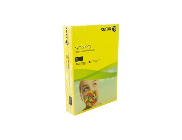 Xerox 3R93975 A4 Symphony Sarı 80gr (=AÇIK SARI) ürün görseli 1