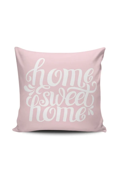 Alkan Homes Home Sweet Home Dijital Baskılı Kırlent Kılıfı ürün görseli 1