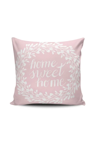 Alkan Homes Home Sweet Home Dijital Baskılı Kırlent Kılıfı ürün görseli 1