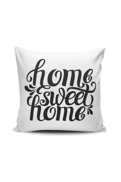 Alkan Homes Home Sweet Home Dijital Baskılı Kırlent Kılıfı ürün görseli 1