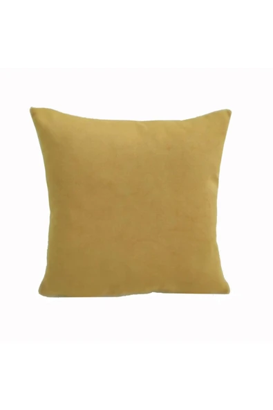 Alkan Homes Çift Taraflı 43x43 Cm Vizon Rengi Kadife Dokulu Yastık Kırlent Kılıfı ürün görseli 1
