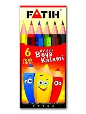 Fatih Kuru Boya 6 Renk Yarım Boy Fa33006Kb6Ryb ürün görseli 1