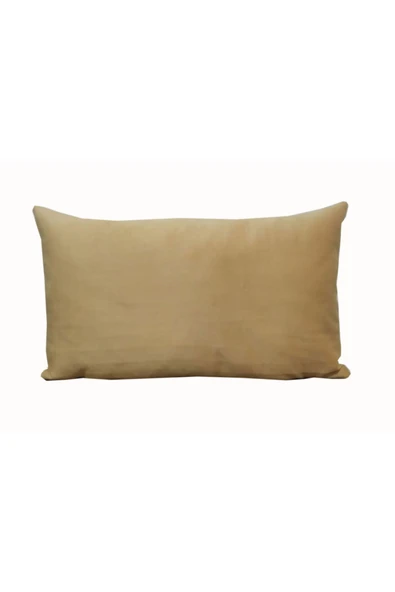 Alkan Homes 32x54 Cm Çift Taraflı Hardal Rengi Kadife Dokulu Dikdörtgen Yastık Kırlent Kılıfı ürün görseli 1