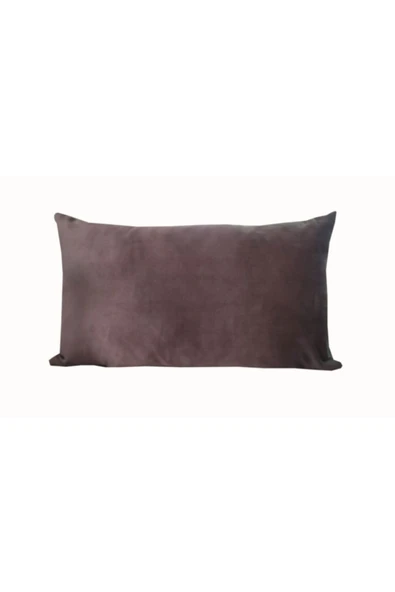 Alkan Homes 32x54 Cm Çift Taraflı Kahferengi Kadife Dokulu Dikdörtgen Yastık Kırlent Kılıfı ürün görseli 1