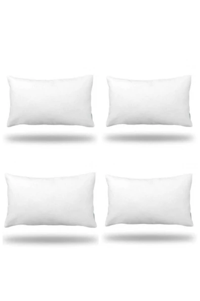 Alkan Homes 4 Adet Dikdörtgen 4 Adet % 100 Silikon Elyaf Kılıflı Iç Yastığı (350 GRAM) ürün görseli 1