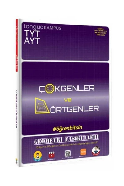 Tonguç Tyt Ayt Çokgenler Dörtgenler Geometri Fasikülleri ürün görseli 1
