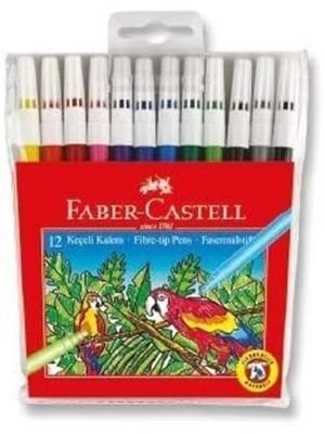 Faber Keçeli Kalem 12 Renk Poşet Ambalaj 5067155130 ürün görseli 1