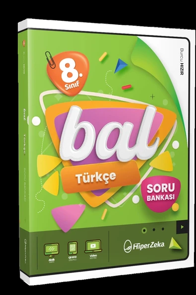 Hiperzeka 8.Sınıf Bal Türkçe Soru Bankası ürün görseli 1