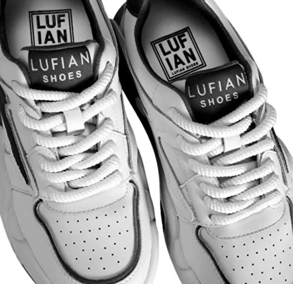 Lufian Maya Siyah Beyaz Sneaker - Resim 3