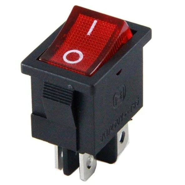 IC-119 4 Pinli Işıklı Mini Anahtar ürün görseli 1