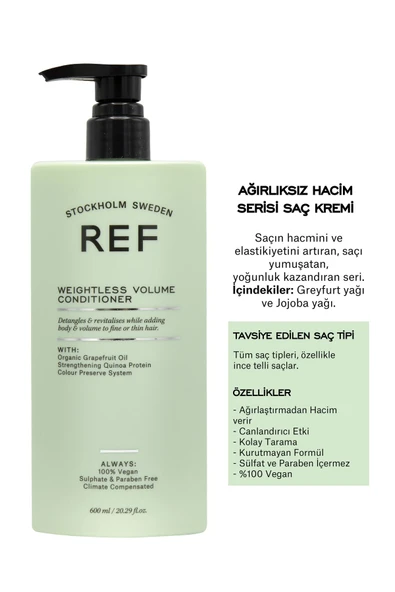 Ref Weightless Volume Conditioner 600 ml ürün görseli 1