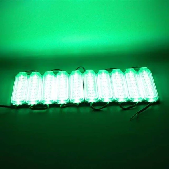 Powermaster 24 Volt 2.4 Watt Tek Renk Yeşil 2835 Modül Led 14*32.5 - Resim 2