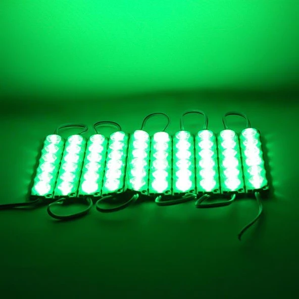 Powermaster 24 Volt 3 Watt Yeşil 3030 Modül Led - Resim 2