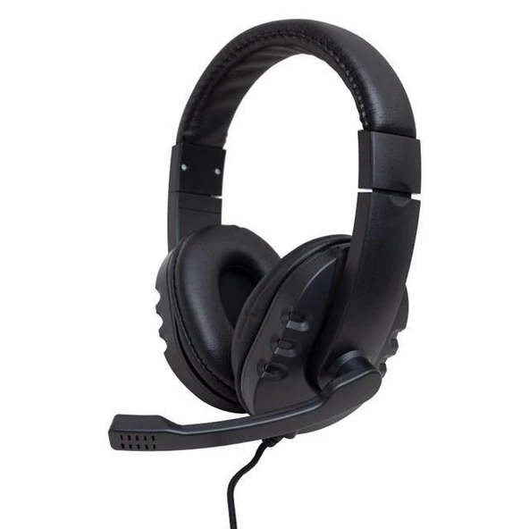 Hello 3.5 Mm Stereo Kablolu Ledli Mikrofonlu Siyah Gaming Oyuncu Kulaklık HL-5351 ürün görseli 1