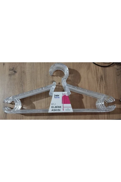 Frater Home 6'LI KRİSTAL ELBİSE ASKISI ürün görseli 1