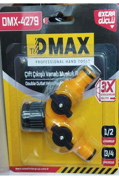 DMAX ÇİFT VANALI MUSLUK ADAPTÖRÜ ürün görseli 1