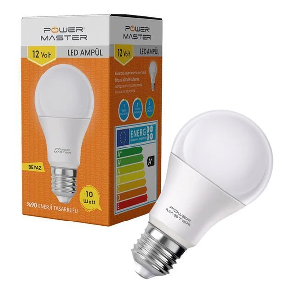 Powermaster PMLED-12 10 Watt 12 Volt 6500K Led Ampul - Resim 2