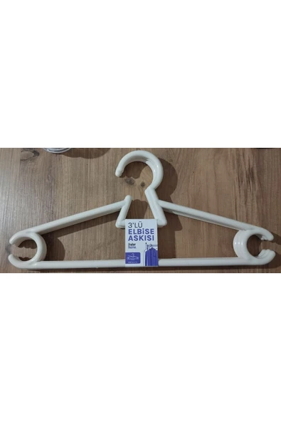 Frater Home 3'LÜ MOBLEN ELBİSE ASKISI ürün görseli 1
